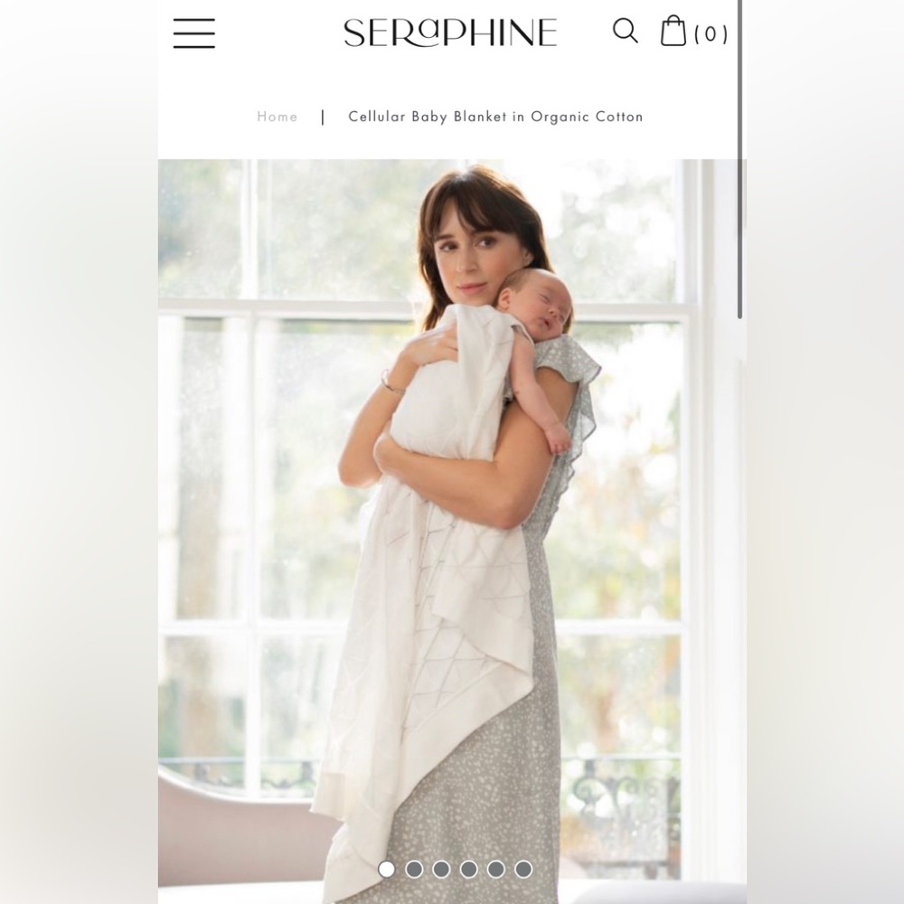 Seraphine baby blanket never used